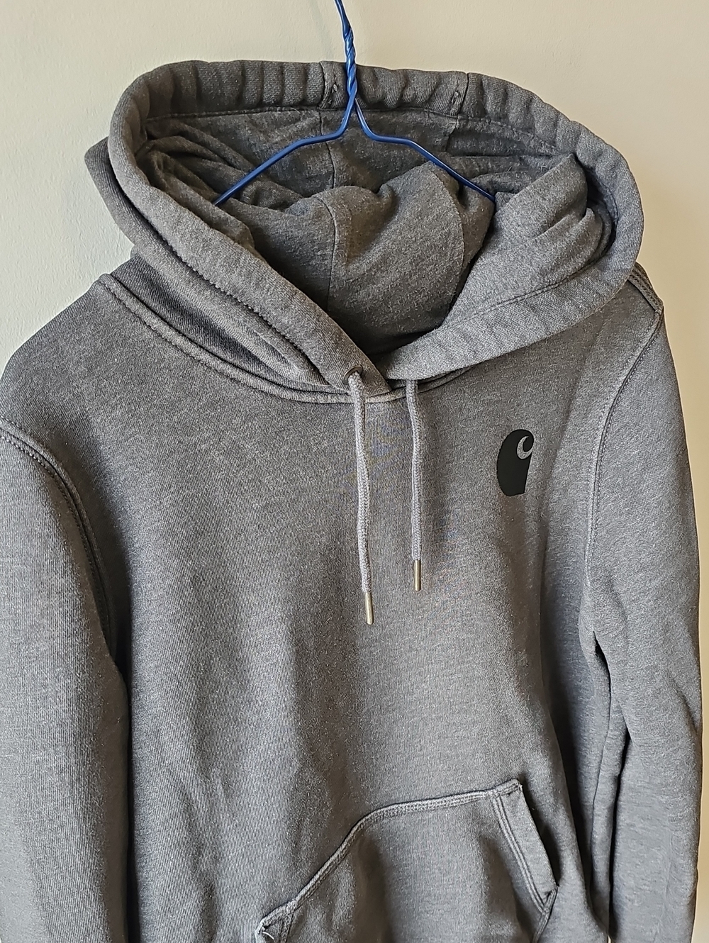 Carhartt Women's Small Dark Gray Pullover Hoodie - Picture 2 of 6